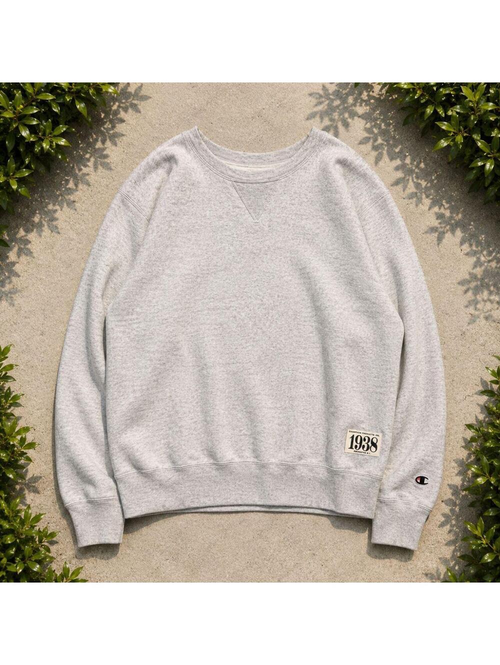Vintage Champion Reverse Weave Double V Crewneck - Size XL